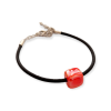 Summer Leather Bracelet, Red