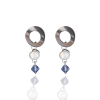 Mixed Crystal Round Starlight Earrings