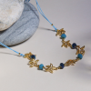 Choker necklace Asterias Blue