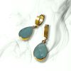 Single Drop Amazonite Earrings