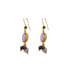 Crystal Lilac Dangle Earrings