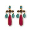 Statement Colorful Dangle Earrings