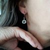 Gems on Nest – Labradorite Short Earrings