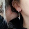 Star Snowflake Dangle Earrings